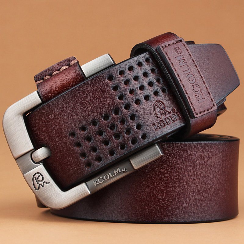 2023 Hot Products Wholesale fashion Mens Design Belt Cowhide Genuine Leather Belts