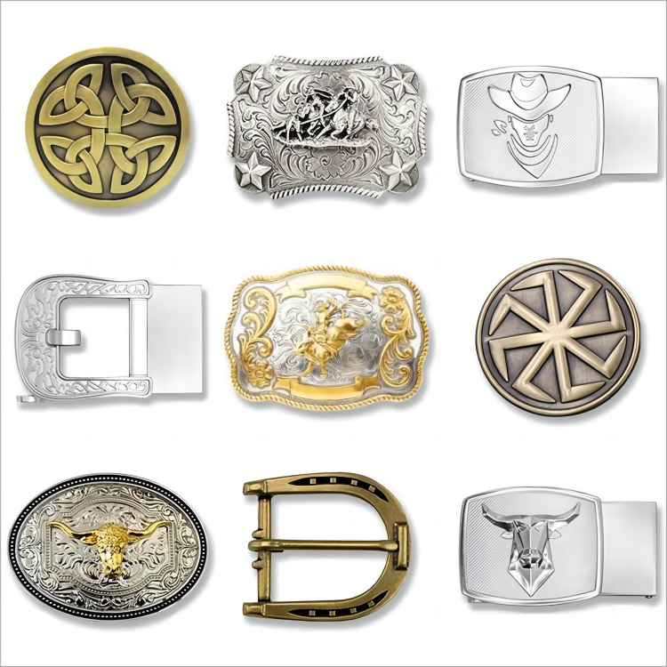 Professional Custom All Types Adjustable Belt Buckle Accessory Gold Silver Aluminum 30mm35mm40mm Pin Buckle Belt For Costume