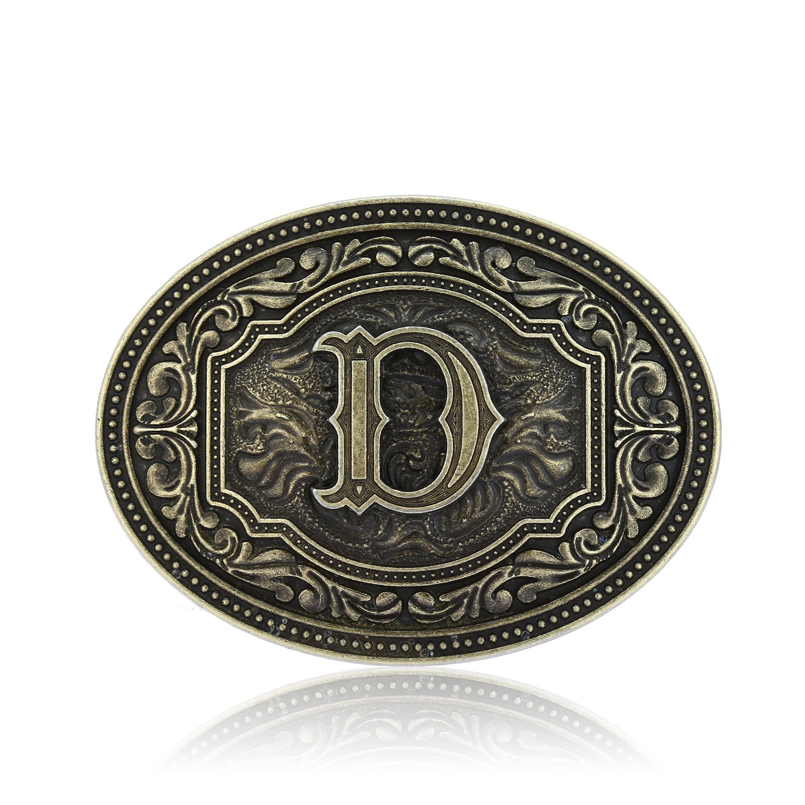 2024 return to the ancients fashion design western cowboy letter versatile personality metal pattern A To Z Belt buckle