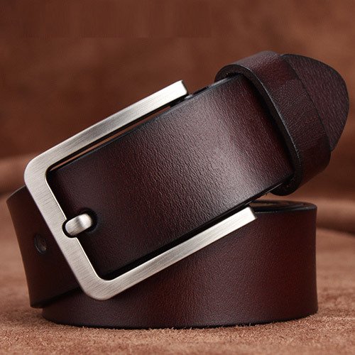 Hot Sale Cowhide Men Belt Genuine Leather Belts Pin Buckle Belt For Men Wholesale