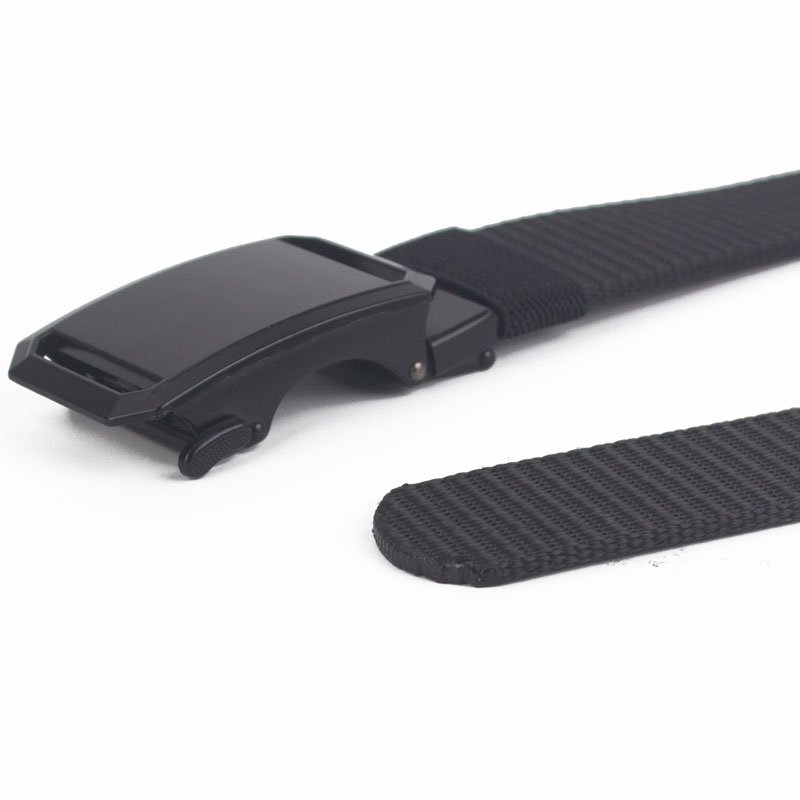 wholesale nylon belt custom logo automatic buckle belt outdoor fashion Men's business casual belt