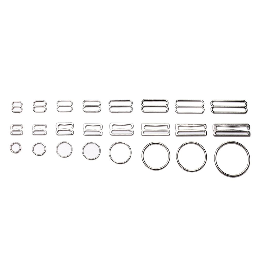 Wholesale Alloy O Ring Underwear Bikini Buckle Garter Belt Clip Strap Adjuster Bra Metal Swimwear Hook Rings And Sliders