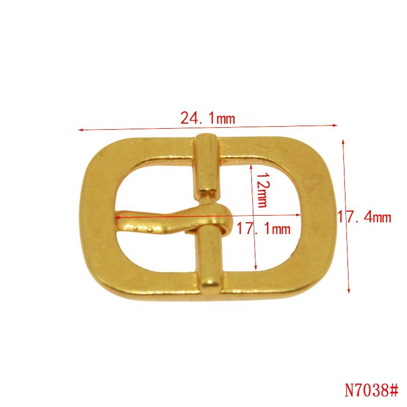 Metal side release buckle custom shoes buckle pin belt dog collar hand bags metal adjustable buckle for hardware accessories