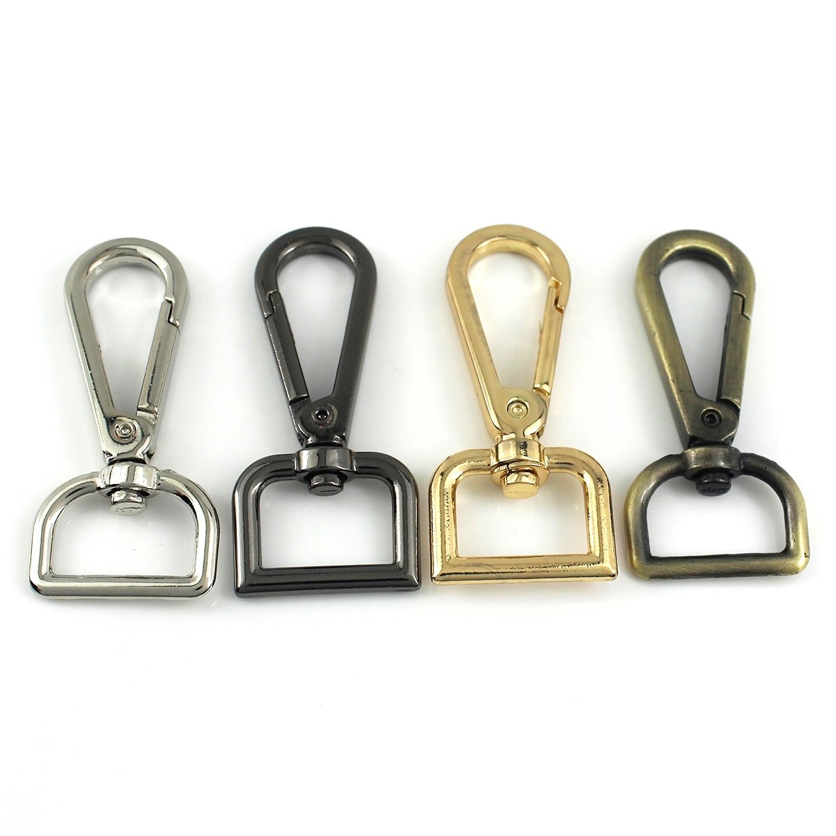 CLOXY Alloy Bag Buckle Keychain Carabiner Swivel Lobster Trigger Clasp Bag Strap Hook Buckle Bag Parts Accessories Snap Hook