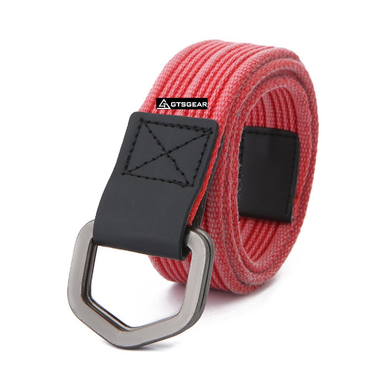 BL99 New style ring buckle three-strand pit belt washed tactical fashion thickened casual canvas nylon woven belt factory direct