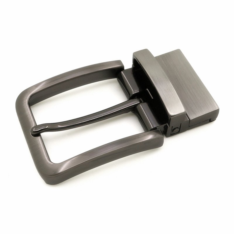 Reversible Buckles Pin Buckle For Men's Holes Belt Alloy Buckle Factory Custom Logo Wholesale Stock