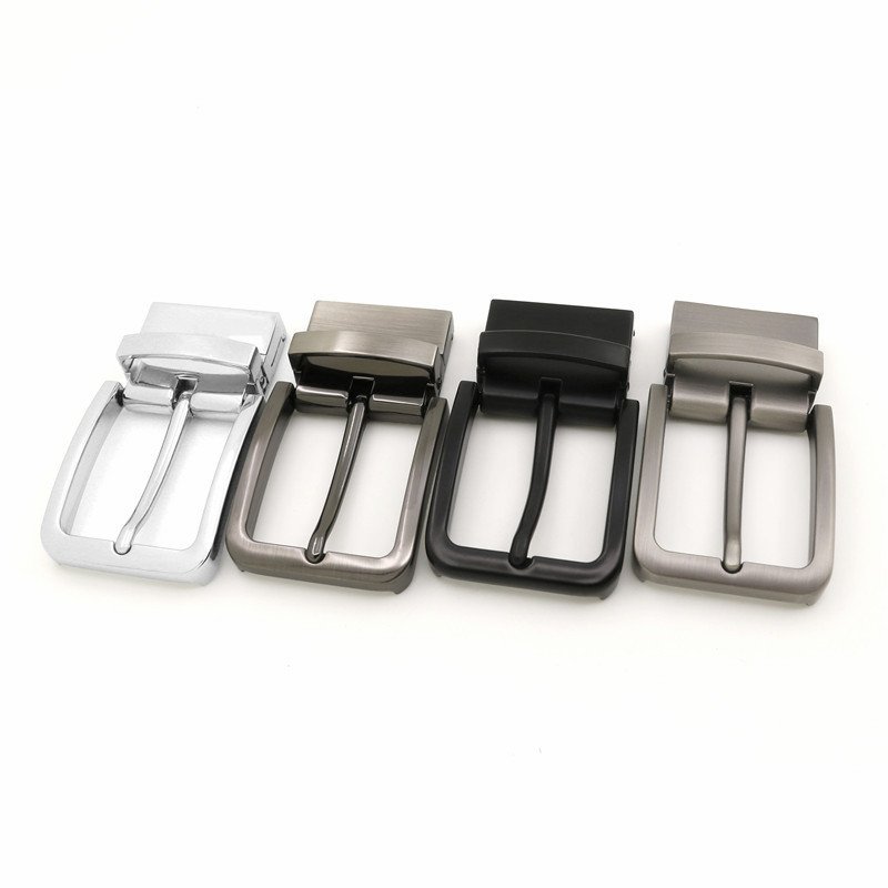Reversible Buckles Pin Buckle For Men's Holes Belt Alloy Buckle Factory Custom Logo Wholesale Stock
