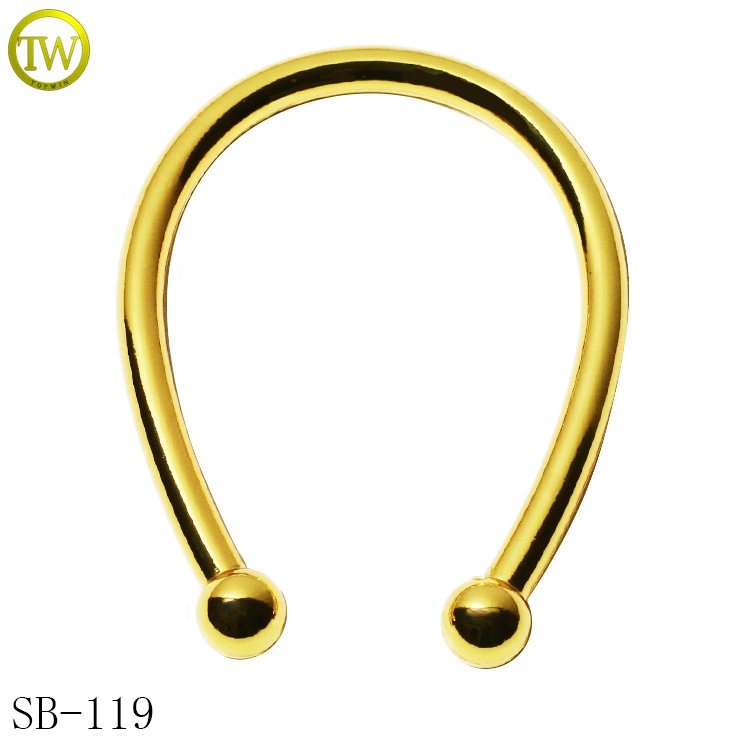 Eco-friendly underwear gold straps adjuster zinc alloy bikini accessory metal parts bra private name buckles