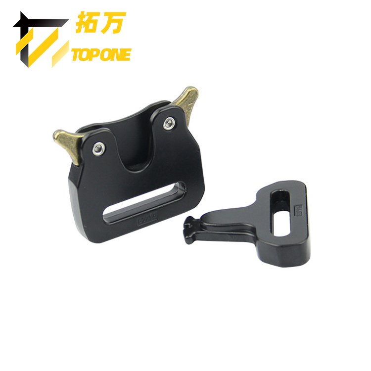 Size 25mm Metal Quick Release Buckles For Webbing Belt Tactical Trigger Buckle Black Custom Logo