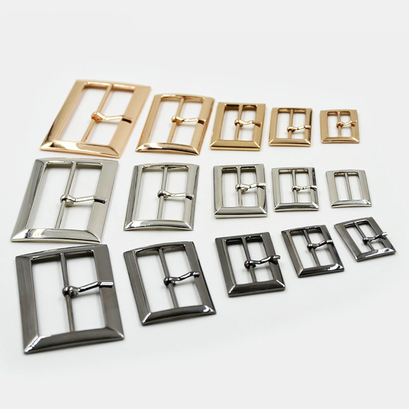 High Standard Quality Adjustable Slider 30mm 50mm Metal Square Metal Pin Buckle For Bag