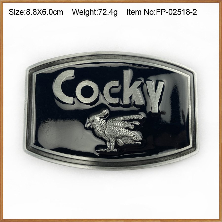 Custom Logo Your name plate belt buckle Denim design men's belt buckle Western jean buckle