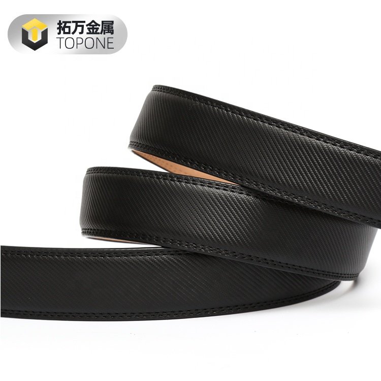 Hot Selling Business Leisure Automatic Alloy Ratchet Buckle Trendy Design Luxury Genuine Leather Men's Belt