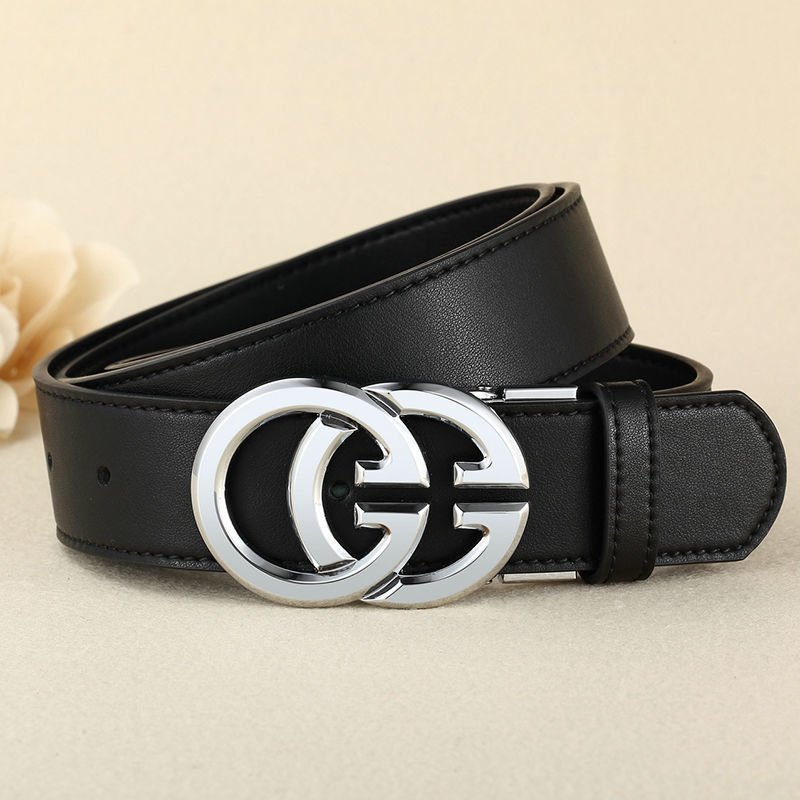 Women's pin buckle belt Jeans Belt pure cowhide versatile embossed belt fashionable and personalized retro waistband
