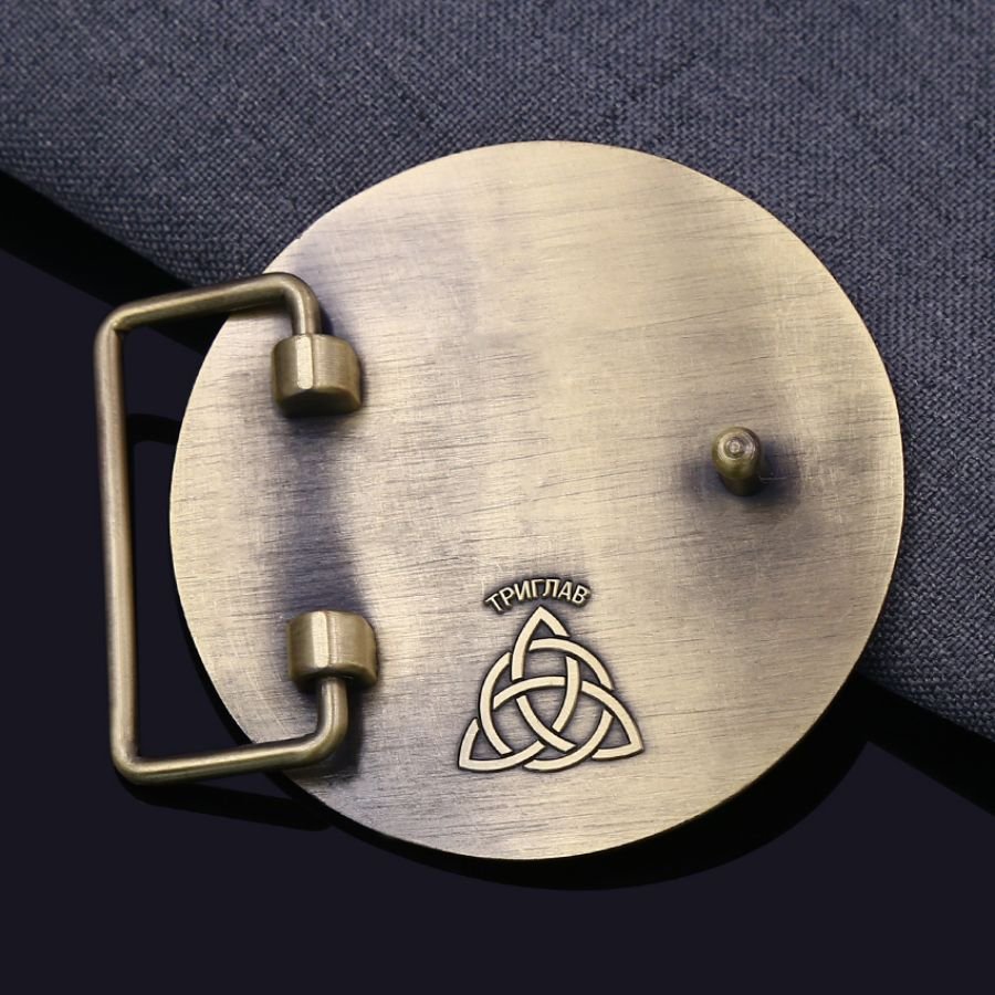 Custom high quality genuine 40mm solid brass belt buckle leather belt buckles western belt buckle cowboy for men