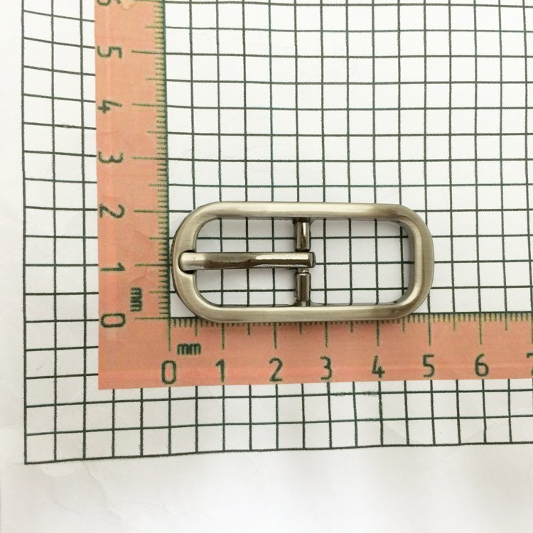 2024 New designs cheap 15mm metal oval belt buckles center bar belt buckles for belt