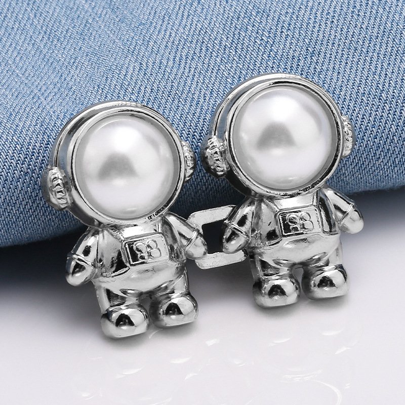 Waist Body Fit Tighten Buckles Astronaut Waist Closure Button With Detachable for Skirt Pant Jeans Greatly Improved Waist C