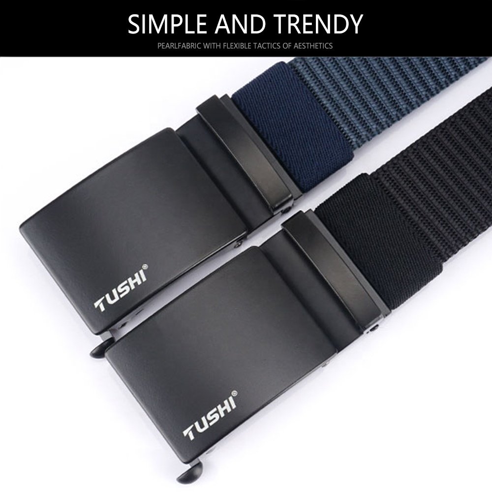 New Hot selling Men's Nylon Fabric Belt Sports Tactical Belt Quick Release Metal Buckle Woven Belt Hunting Sports Waist Straps