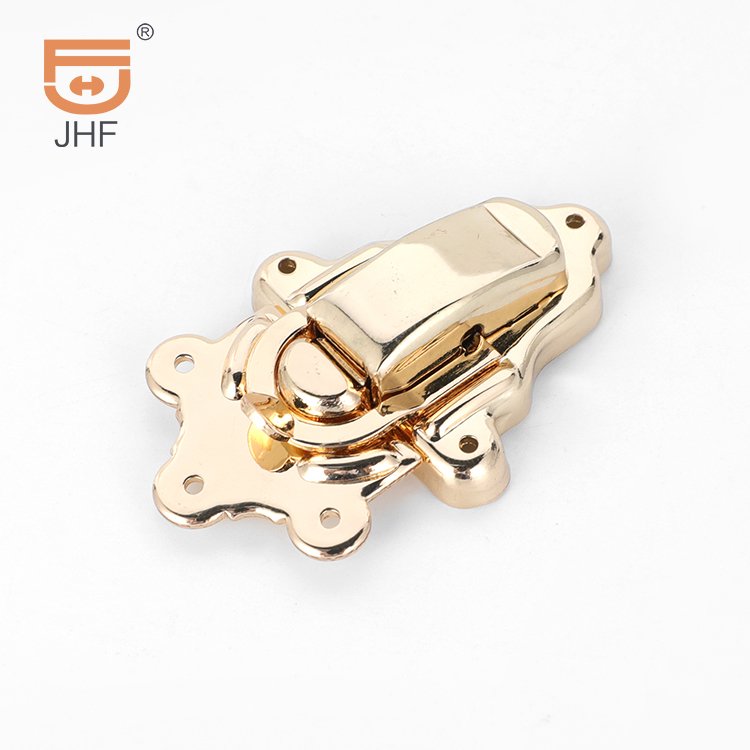 Wholesale Flight Case Luggage Parts Buckle Metal Gold Colour Bag Hardware Lock For Gift Box