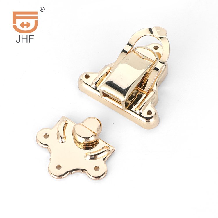 Wholesale Flight Case Luggage Parts Buckle Metal Gold Colour Bag Hardware Lock For Gift Box