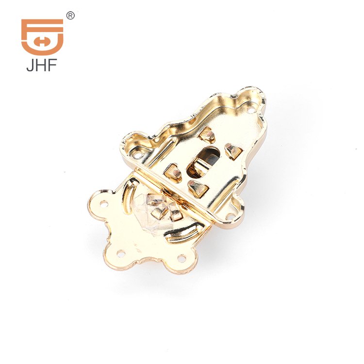 Wholesale Flight Case Luggage Parts Buckle Metal Gold Colour Bag Hardware Lock For Gift Box