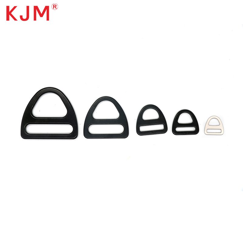 KJM Zinc Alloy Flat Metal D Ring Buckle for Bag Pet Collar