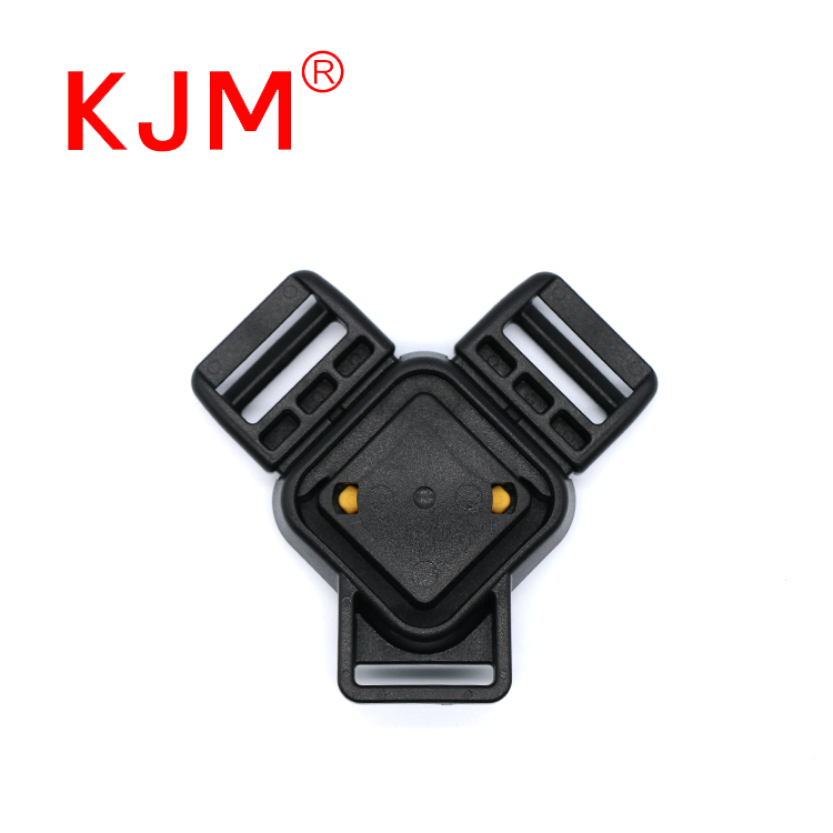 Factory Price 3 Point Plastic Side Quick Release Plastic Strap Buckle for Baby Stroller Chair Clips Buckle Baby Car Safety Strap