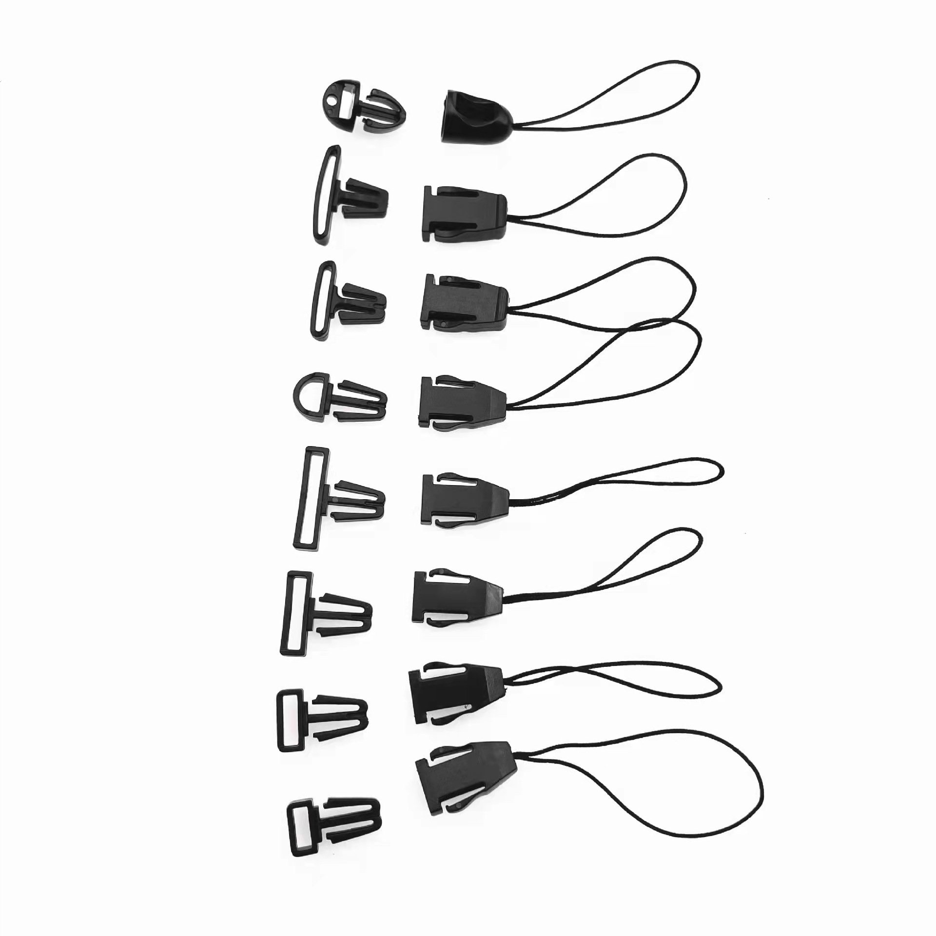 Double Adjustment Regulating Strap plastic Side Release Buckle for tactical belt Backpack connector camera strap with drawstring