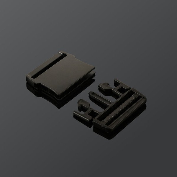 Factory stock direct black thickened custom adjustable plastic release buckle wholesale