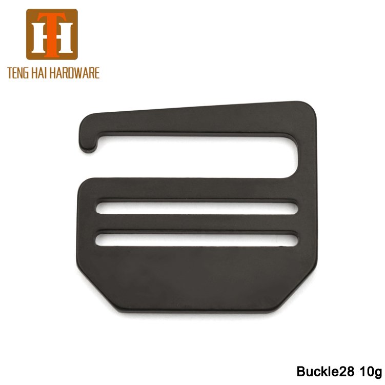 39mm metal ladder Lock slider buckles aluminium alloy g hook buckle for strap