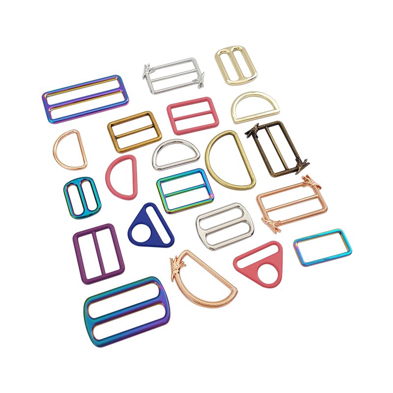 Zinc alloy square ring buckles cast seamless rectangle rings leather craft bag strap buckle garment belt luggage purse