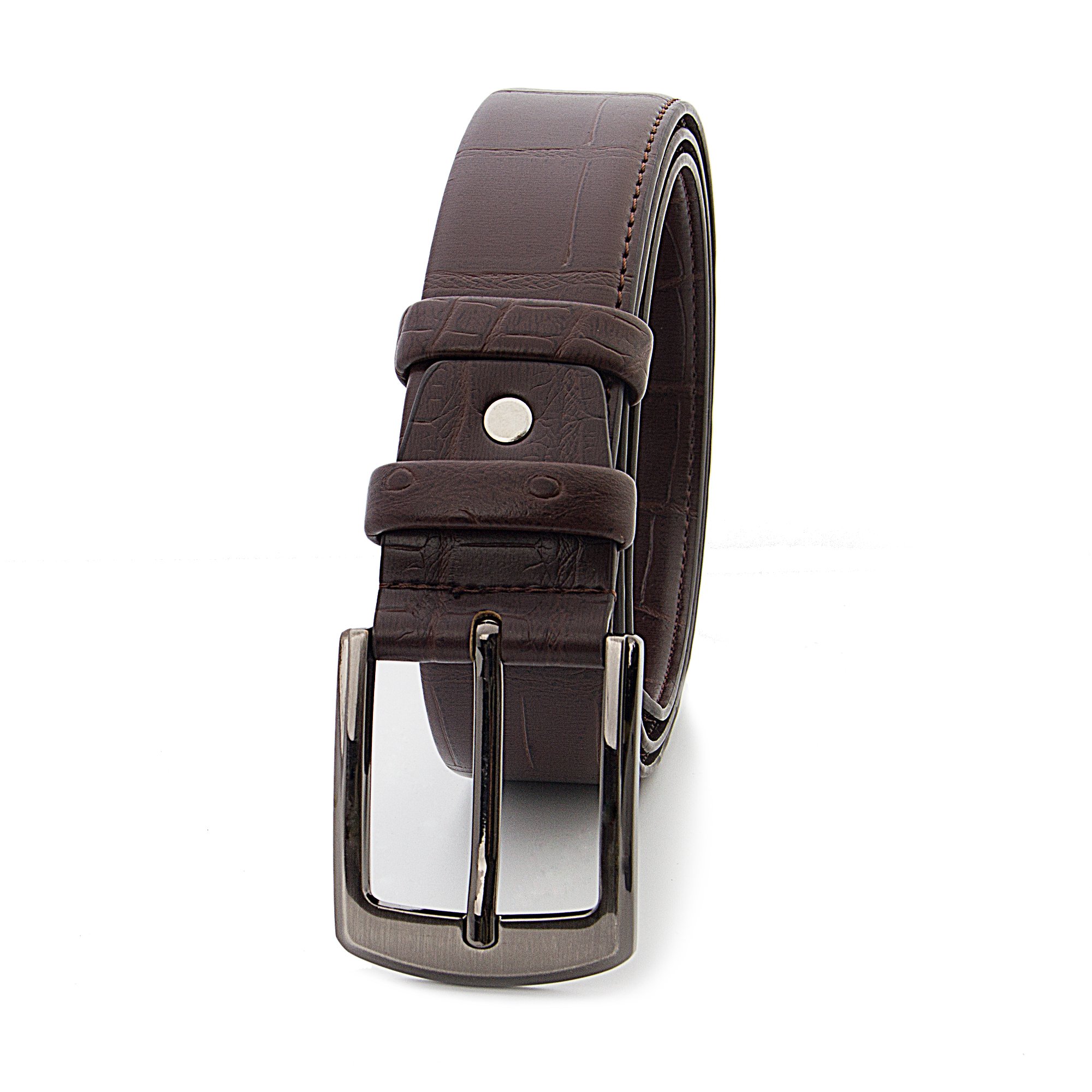 Jeans Belts for Men High-end Alloy Pin Buckle Manufacturer Custom Genuine Leather Belts men