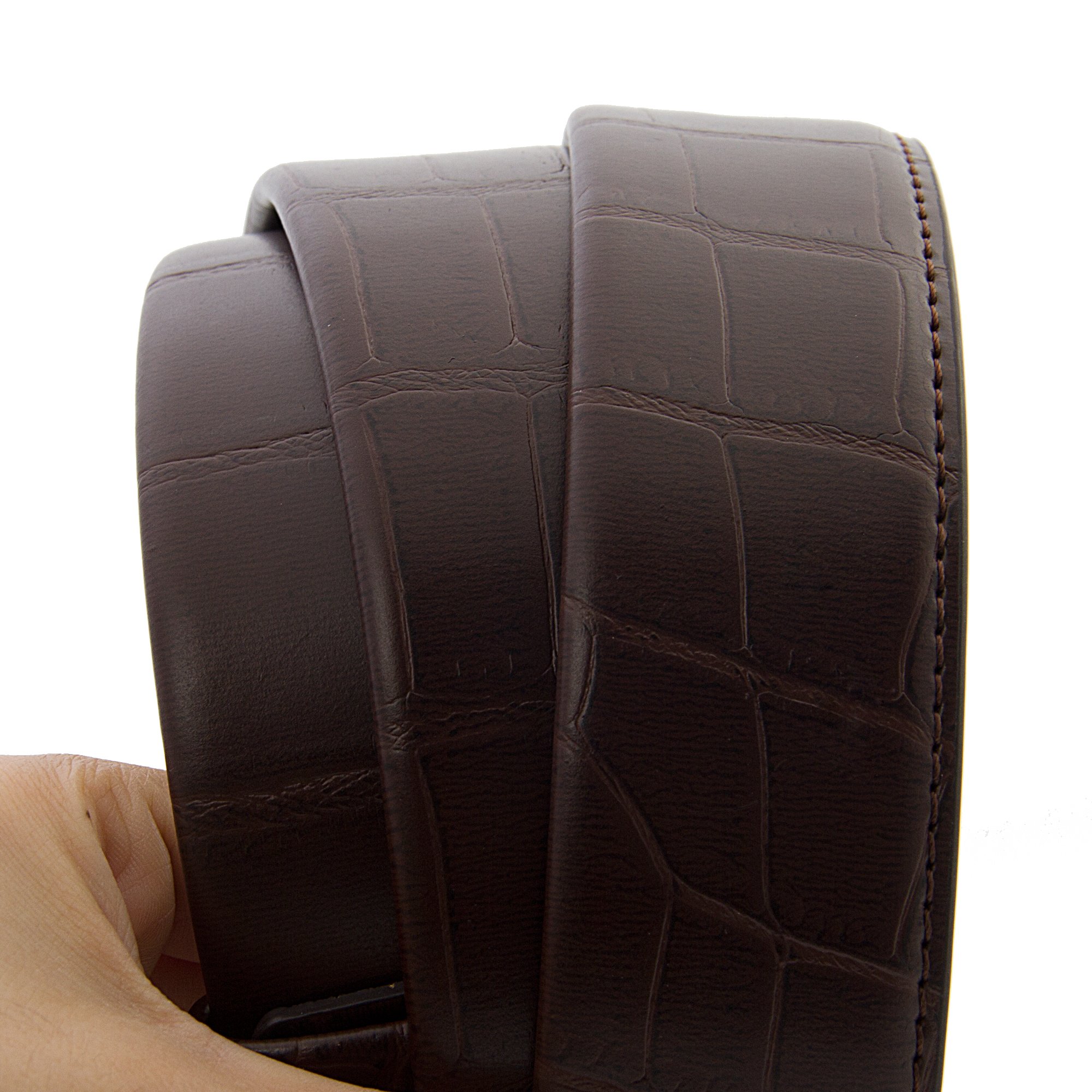 Jeans Belts for Men High-end Alloy Pin Buckle Manufacturer Custom Genuine Leather Belts men
