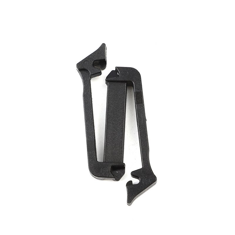OEM High-Durable Plastic Webbing Slide Tri-Glide with Loop Belt Buckle Bag Strap Parts & Accessories