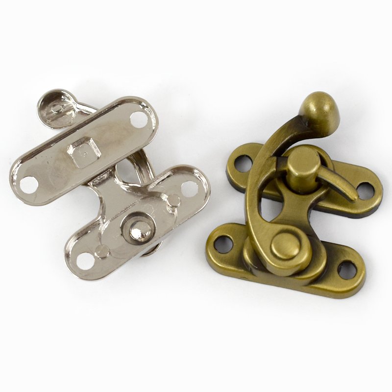 Deepeel BF733 45X39mm Handbag Lock Hasp Clasp Retro Box Casting Lock Buckle DIY Luggage Replacement Bag Lock Accessories