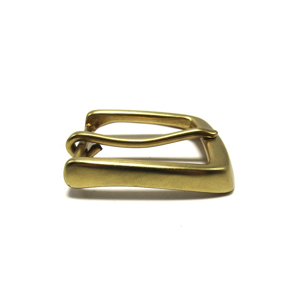 Solid Brass Belt Buckle 35mm Single Pin Belt Buckle For Leather Craft Jeans Webbing