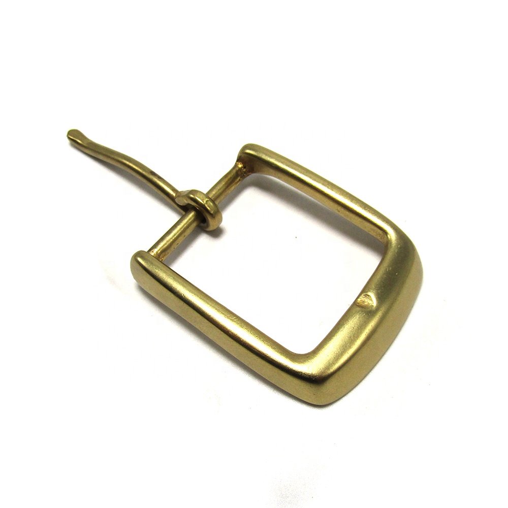 Solid Brass Belt Buckle 35mm Single Pin Belt Buckle For Leather Craft Jeans Webbing