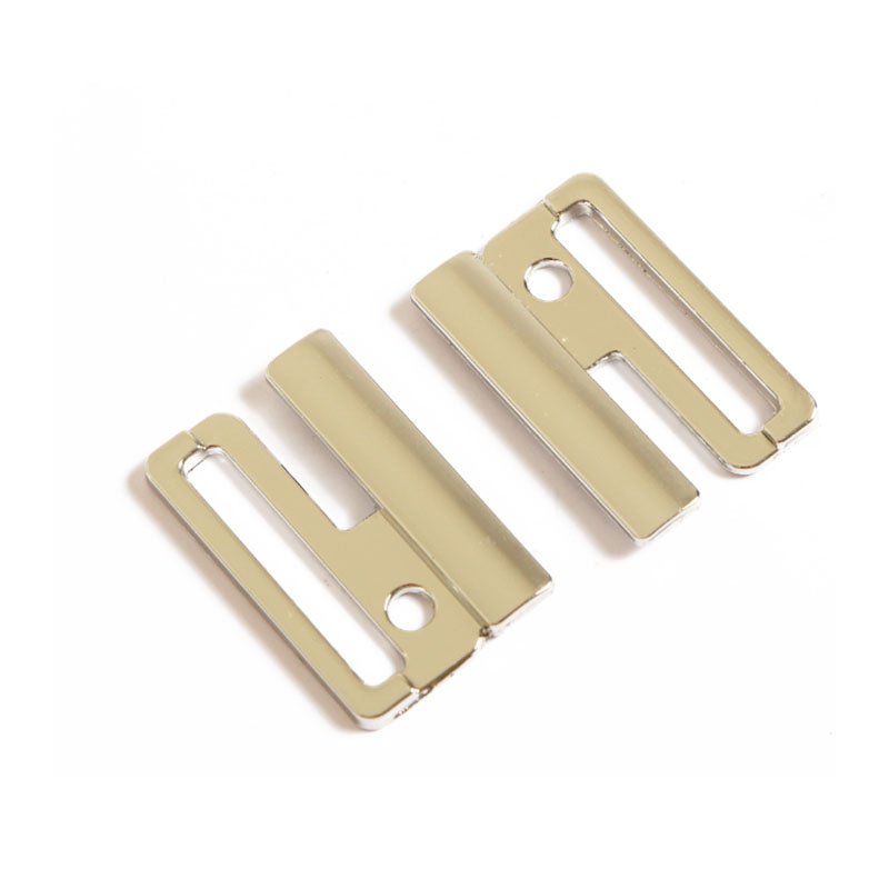Eco-Friendly Swimwear Accessory Metal Bra Clasp Buckle Front Buckle Bra Swimsuit Garment Hardware Accessories Exporter