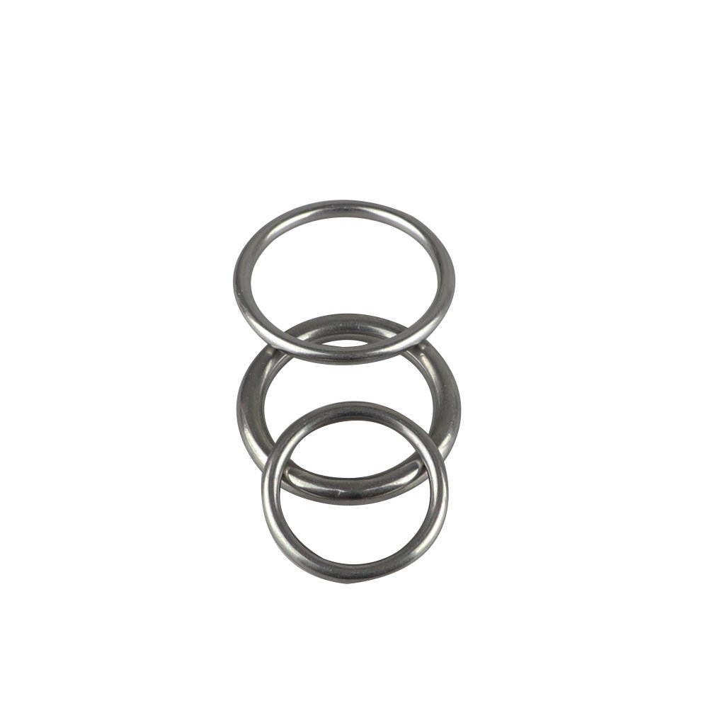 Stainless Steel O-Ring Seamless Round Circle Buckle For Webbing Leather Craft Bag Strap Belt Pet Collar O Ring