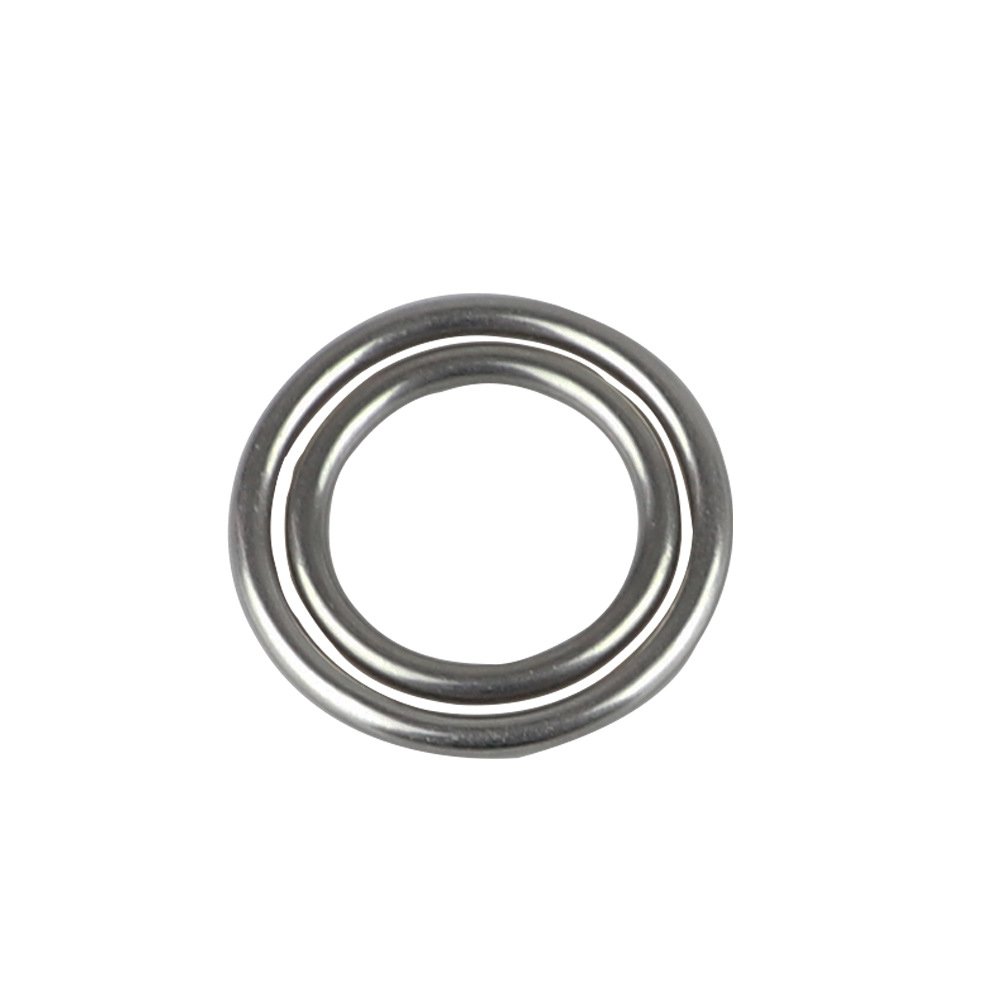 Stainless Steel O-Ring Seamless Round Circle Buckle For Webbing Leather Craft Bag Strap Belt Pet Collar O Ring