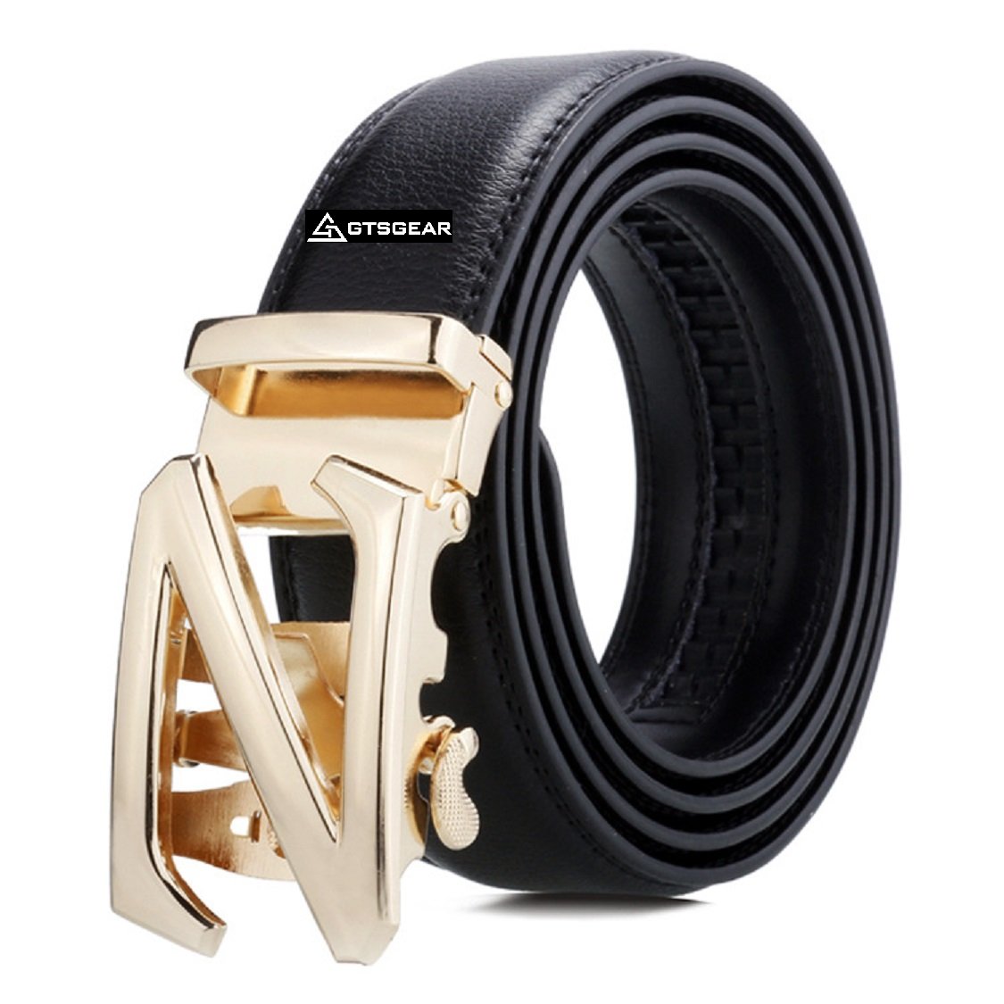 BL111 Men's automatic belt genuine Famous Brand Genuine Leather Belt Customized Buckle Luxury Leather Belts For Men