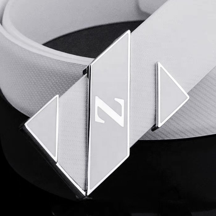 Design Your Own Strap Hardware Private Silver Plating Custom Hollow Letter Logo Metal Brand Name Plate Belt Buckles