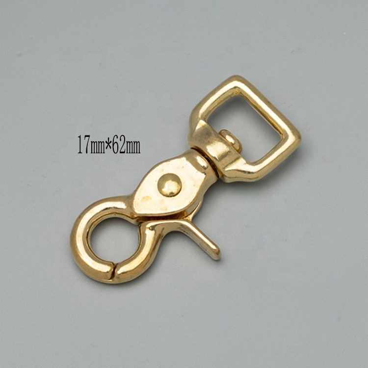 Trade Assurance wholesale custom dog snap hook buckle metal trigger brass spring swivel lobster clasp snap hook