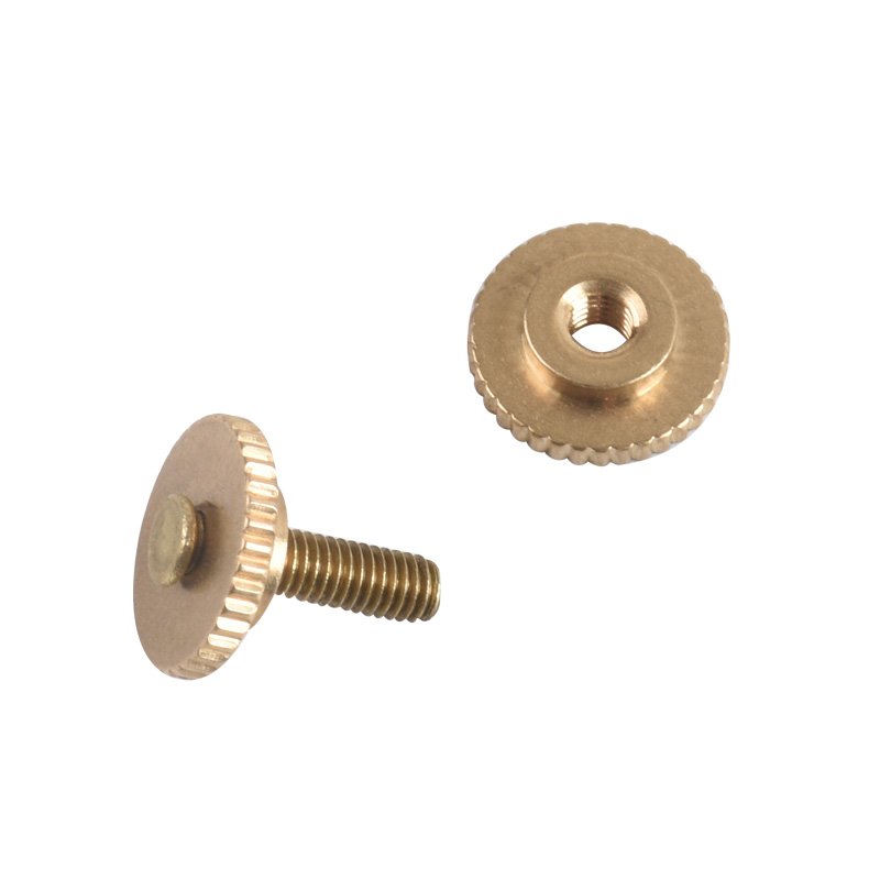 Wholesale Gold Color Badge Clutch Back Pin Brass Screw Nut Buckle for Badge