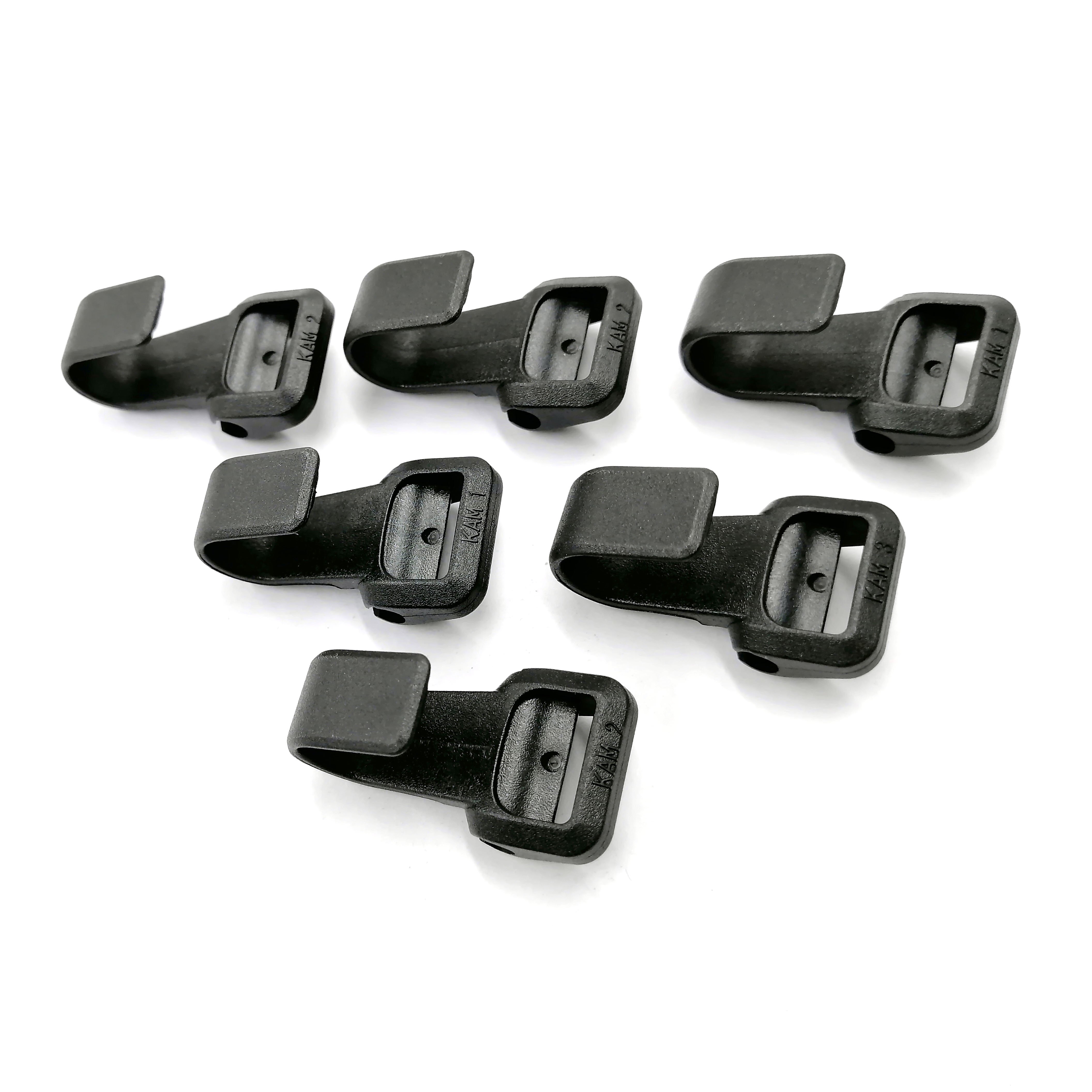 Durable 12mm Snap Hooks Plastic Strap Buckle Hook for Webbing Backpack Tent Garment Parts Accessories