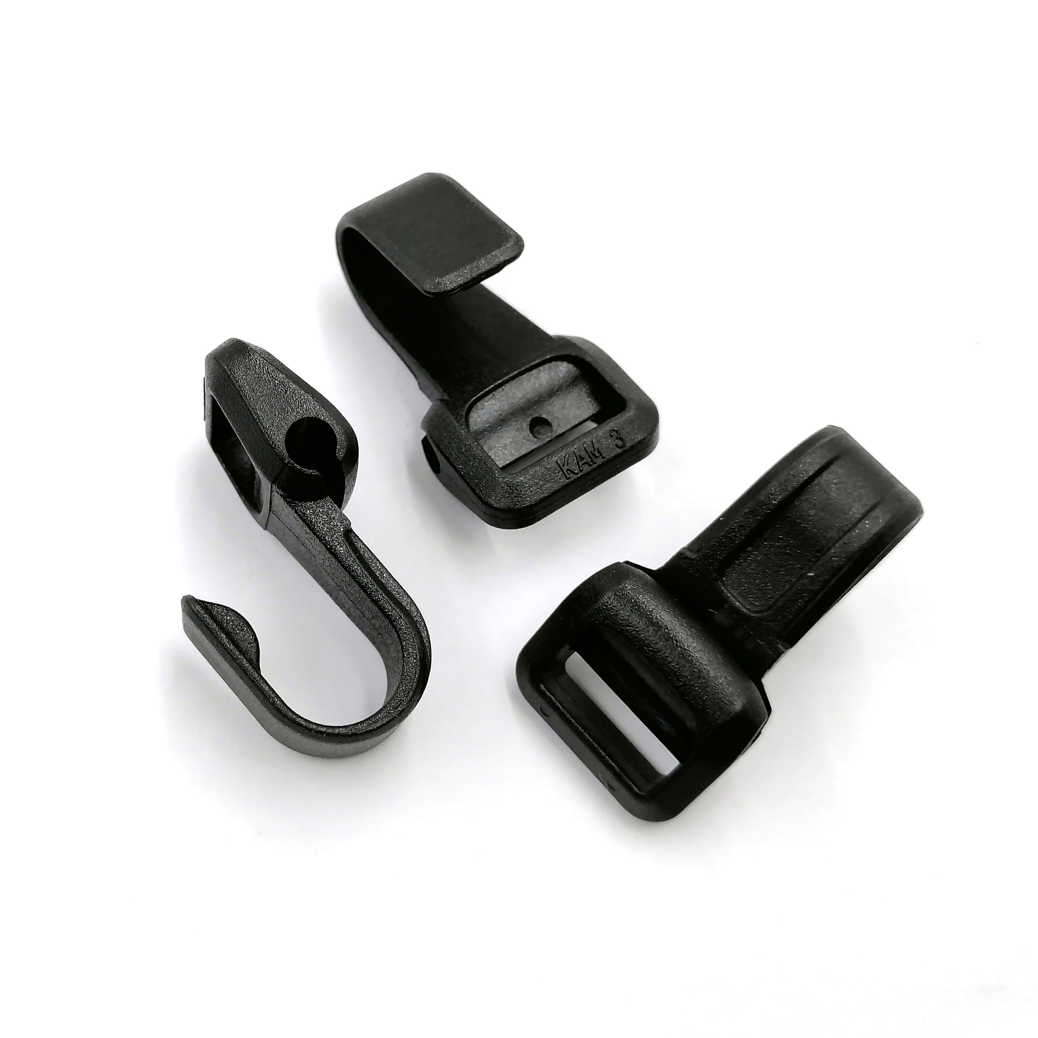 Durable 12mm Snap Hooks Plastic Strap Buckle Hook for Webbing Backpack Tent Garment Parts Accessories