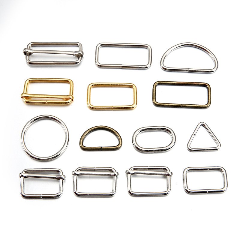 Factory Direct Metal Tri Glide Slide Middle Center Bar Adjuster Buckle for Bag Parts Accessories Strap Belt Webbing 25/32mm