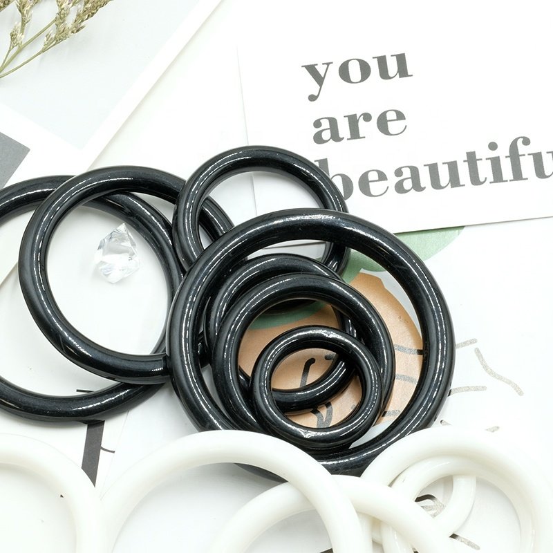 Custom buckles resin polishing white women coats belt buckles round waist brown buttons for clothing