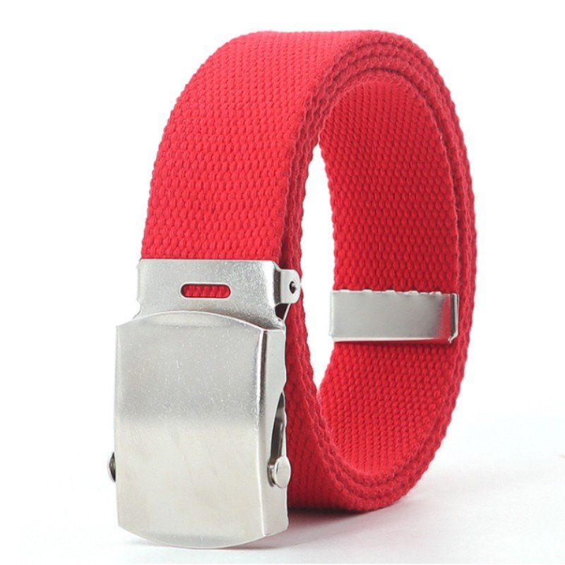 High Quality 32mm 35mm Canvas Nylon Luxury Metal Belt Buckle