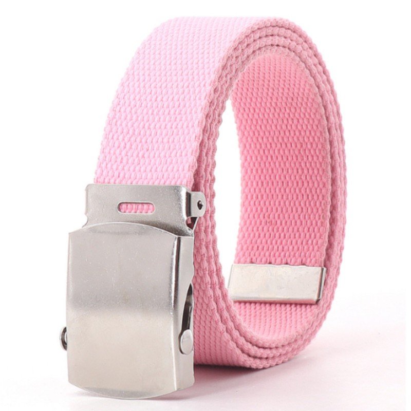 High Quality 32mm 35mm Canvas Nylon Luxury Metal Belt Buckle