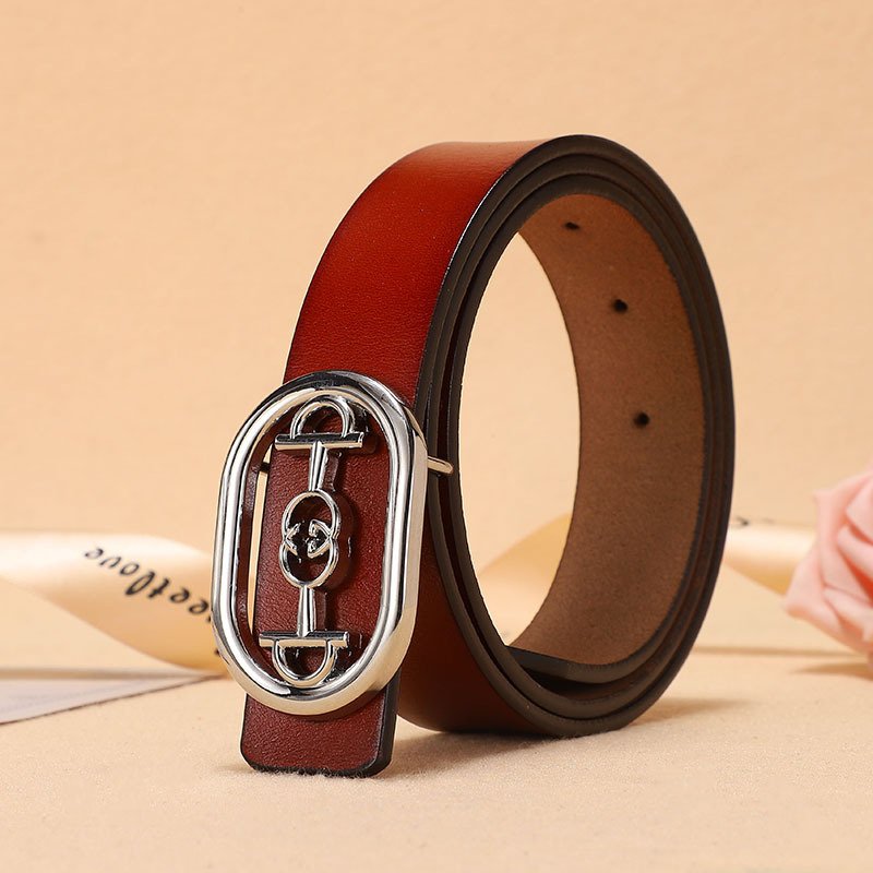 Women Luxury Vintage Belts genuine leather high quality women ladies cool belts with bling bling buckle